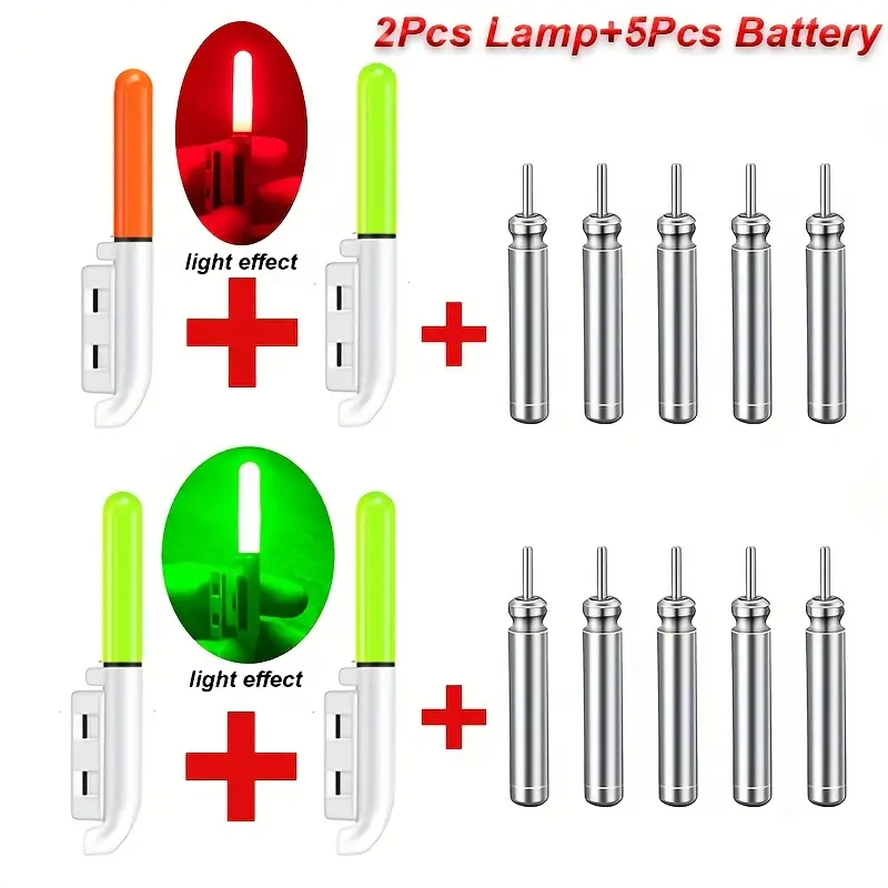 2 Lamps 5 Batteries) Electronic Led Light emitting Rod - Temu
