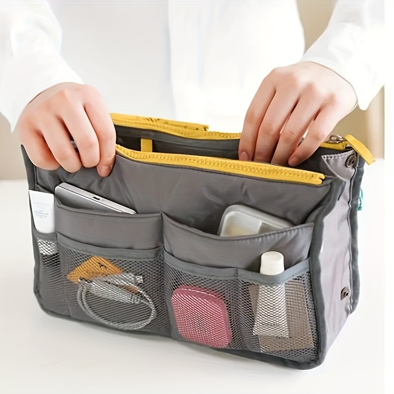Mini Minimalist Insert Pouch For Bucket Bag, Versatile Multi Pocket  Organizer For Satchel Bag - Temu