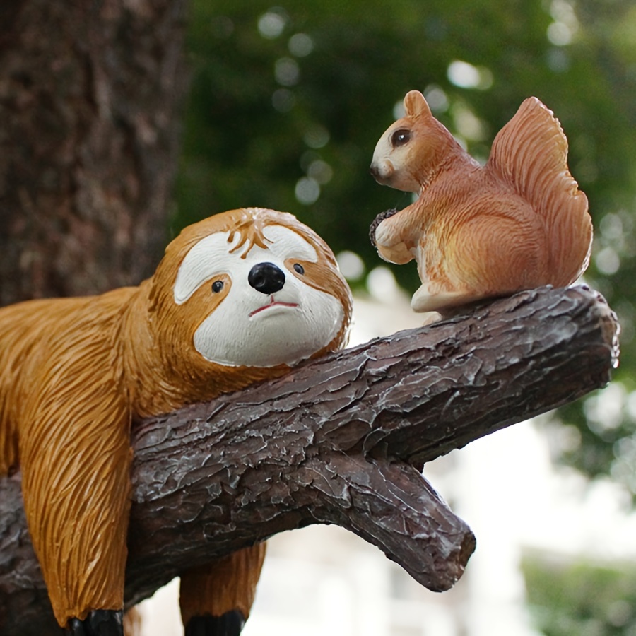 Miniature sloth hot sale figurine