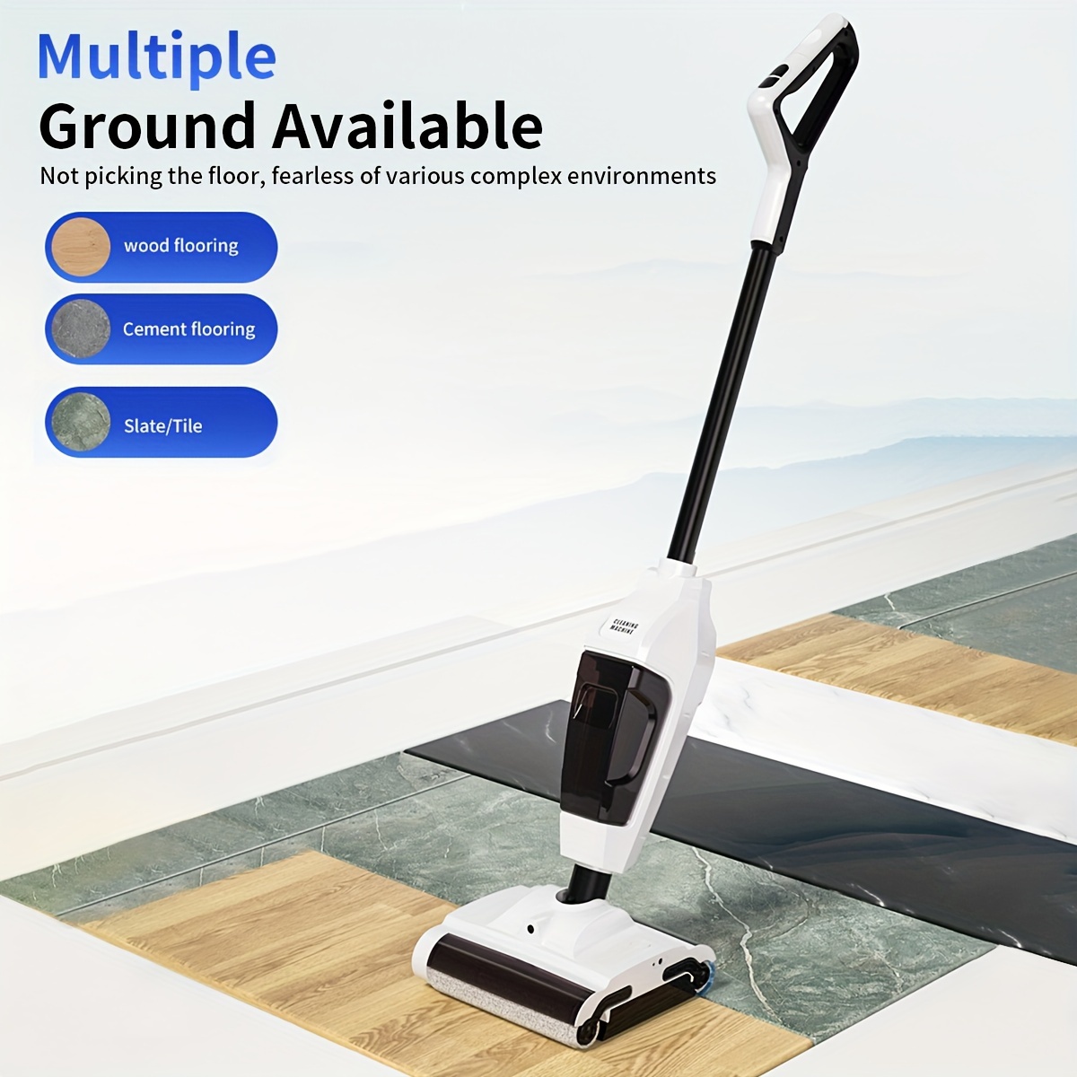 Duplex Electric Turbo Mop Multi-Surface Floor Cleaner by