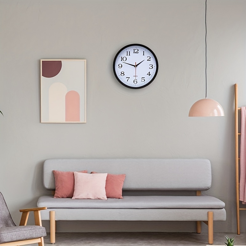 1 個、シンプルな壁時計リビングルームの装飾ラウンド壁時計キッチン