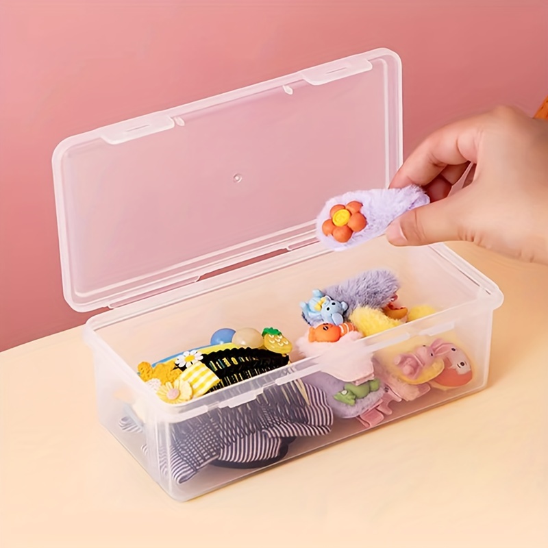 Sintuff 2 Pcs 360° Rotating Hair Accessories Organizer Bathroom Containers  Rotatable Hair Tie Storage Box Stackable Jewelry Trays for Bows Hair Tools