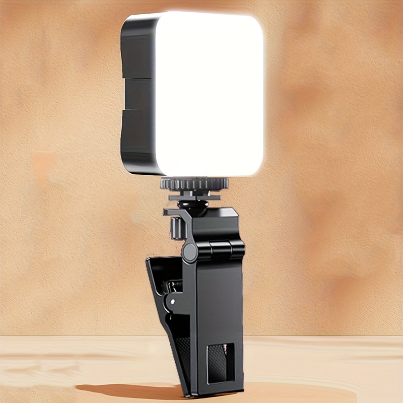 Luz de video RGB, PHOTOOLEX TOFU luz de cámara Mini 360° luz LED a todo  color 2500-9900K, luces de video magnéticas para fotografía, batería