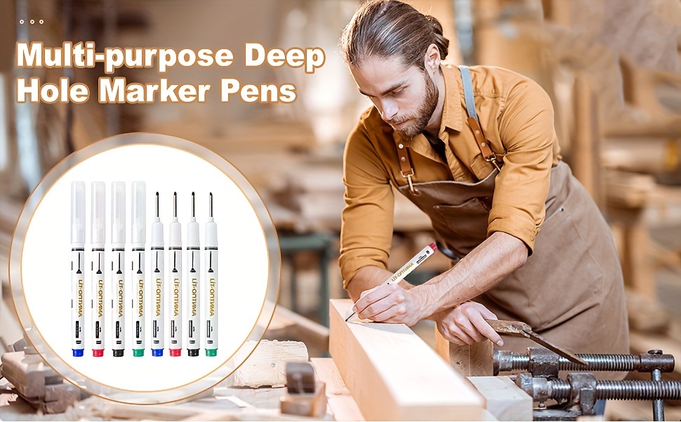 Deep Reach Markers waterproof Deep Hole Marker carpenter Ink - Temu