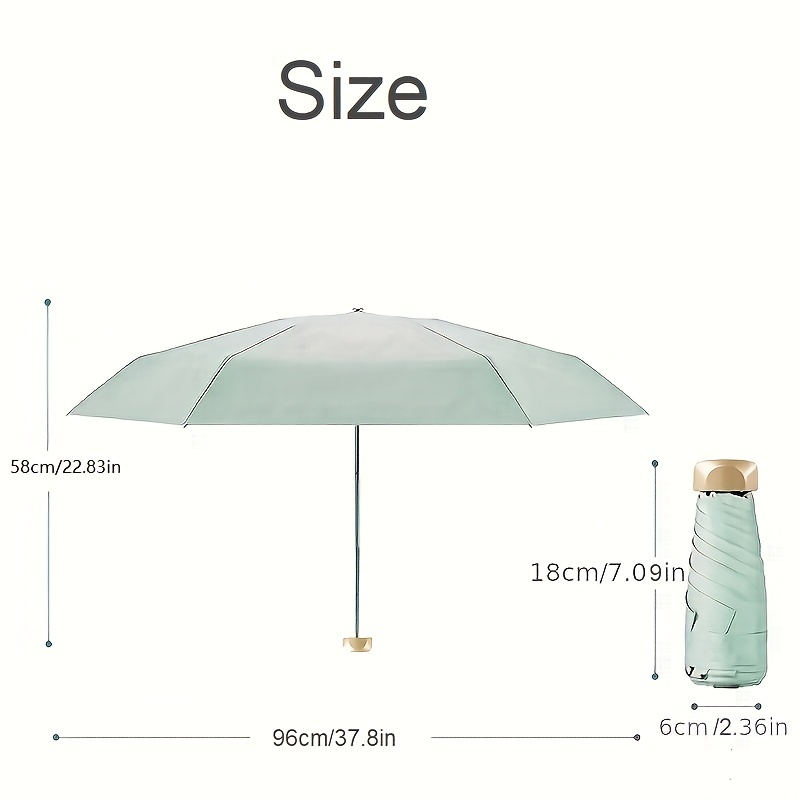  N\C Mini paraguas pequeño de bolsillo de las mujeres : Ropa,  Zapatos y Joyería