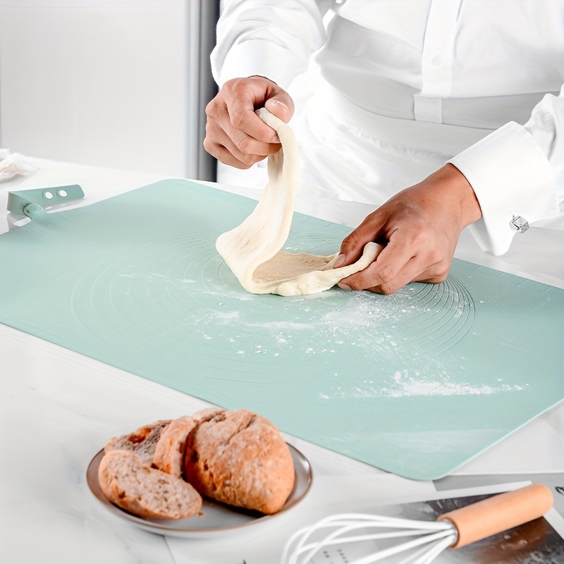 Silicone Pastry Mat, Non-stick Baking Mat, Counter Mat, Pastry Board  Rolling Dough Mats, For Bread, Candy, Cookie Making, Baking Tools, Kitchen  Gadgets, Kitchen Accessories - Temu