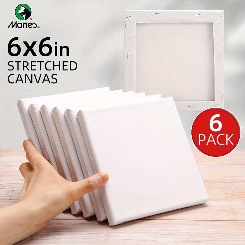 8pcs Paint Canvases For Painting, 8x8 Inch (20x20cm), Blank White Art  Canvas Boards, 8 Oz Gesso-Primed, Art Supplies For Adults And Teens, For  Acrylic