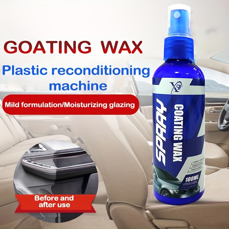 100ml Car Plastic Refurbish Scratch Remover Leather Bright Nano Coating Restorer