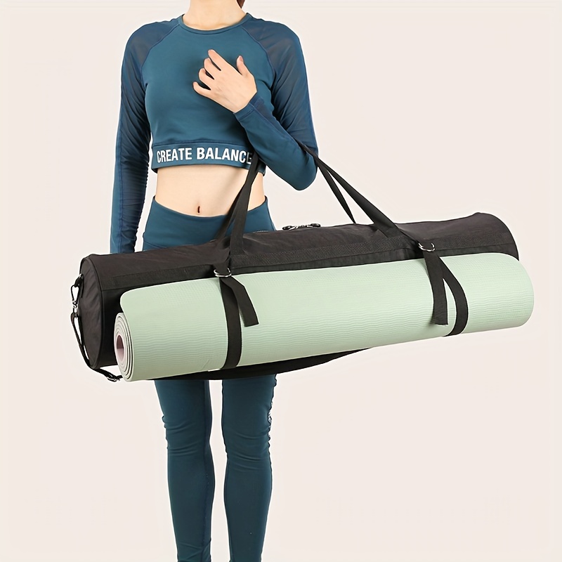 1pc Foldable Durable Fitness Bag With Yoga Mat Storage Pocket And