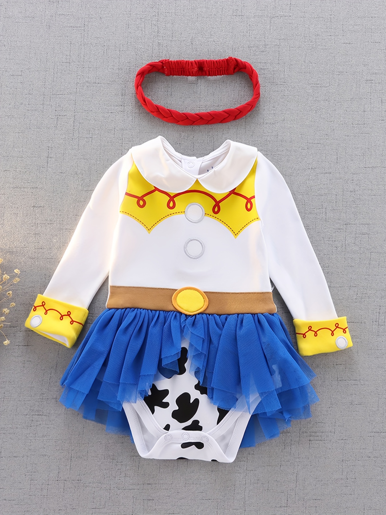 Toy Story 4 Jessie Cosplay Carnaval Manches Longues Filles Costume
