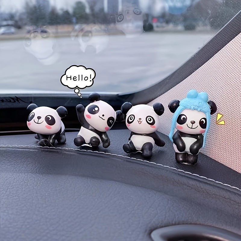 Auto Panda Strohhut Anhänger Panda Auto Aufhänger Cartoon Innenraum Auto  Spiegel Autozubehör T8r8 Hinten Anime Dekor: : Auto & Motorrad