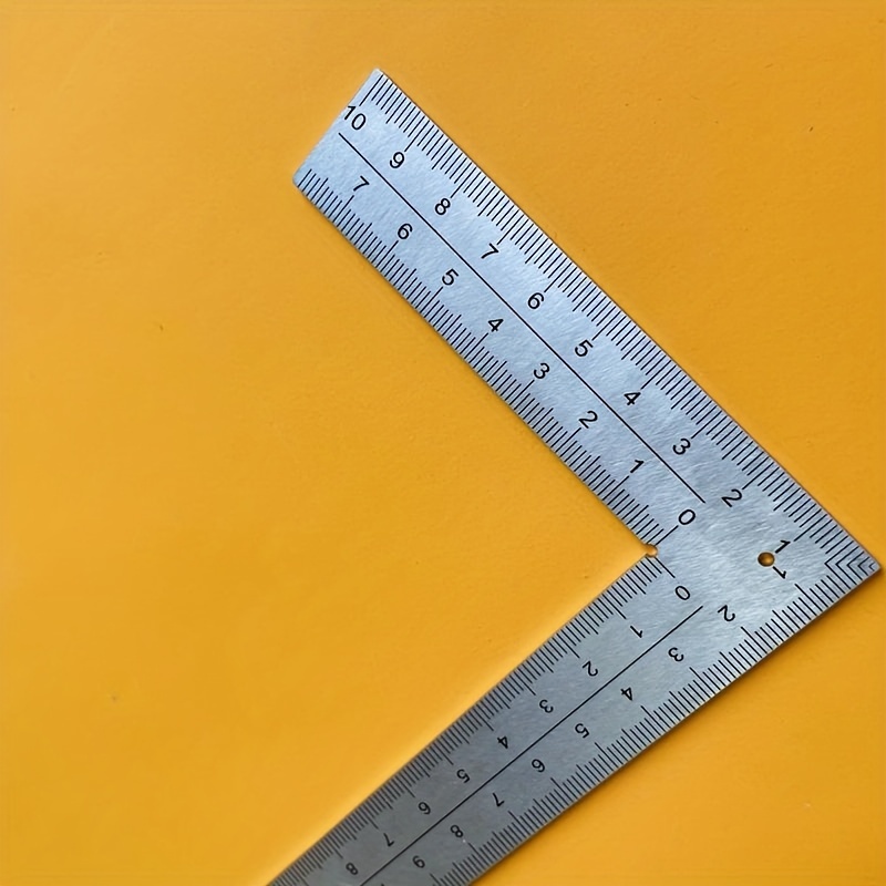 Stainless Steel L Shape Square Ruler Double-Sided Right Angle