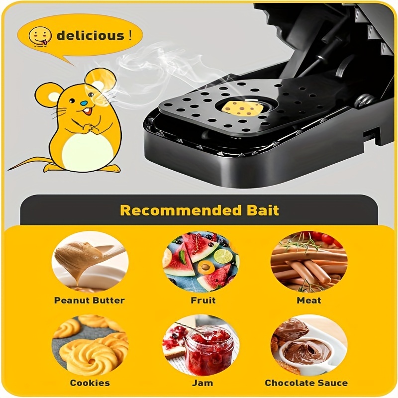 1pc Mouse Trap, Indoor Quick Effective Hygienic Safe Mousetrap For Home And  Yard