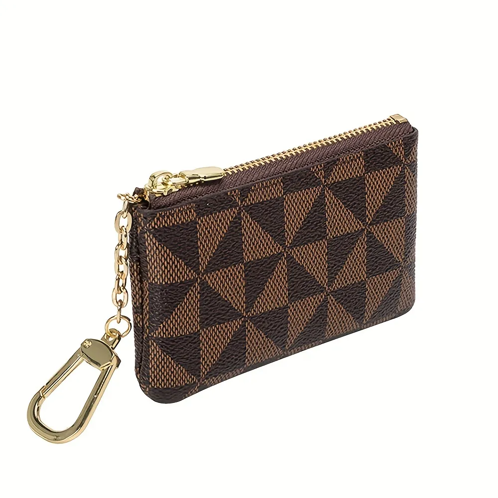keychain wallet with zipper lv