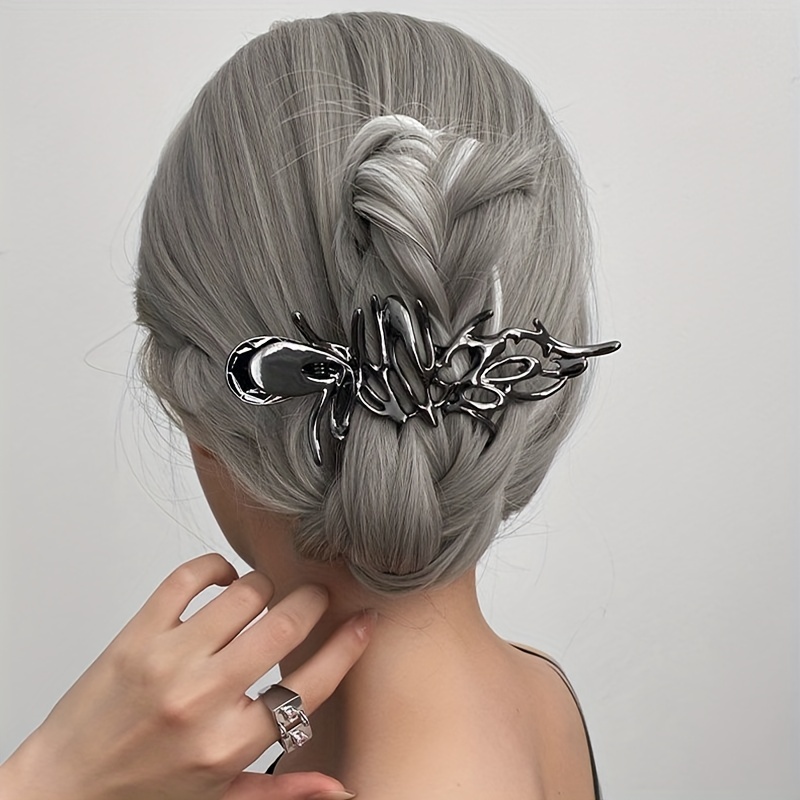 Duck Billed Clip Hair Claw for Ponytail Holder