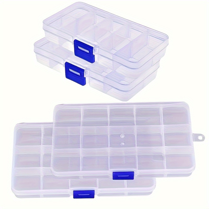 Medium Size Transparent Storage Box [without Partition] Used - Temu