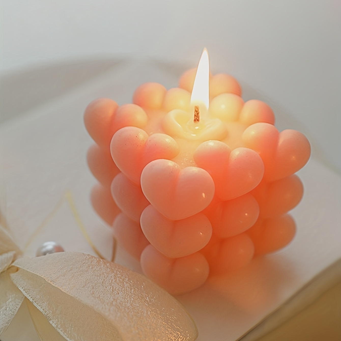 Creative Heart shaped Candle Aromatherapy Romantic Birthday - Temu