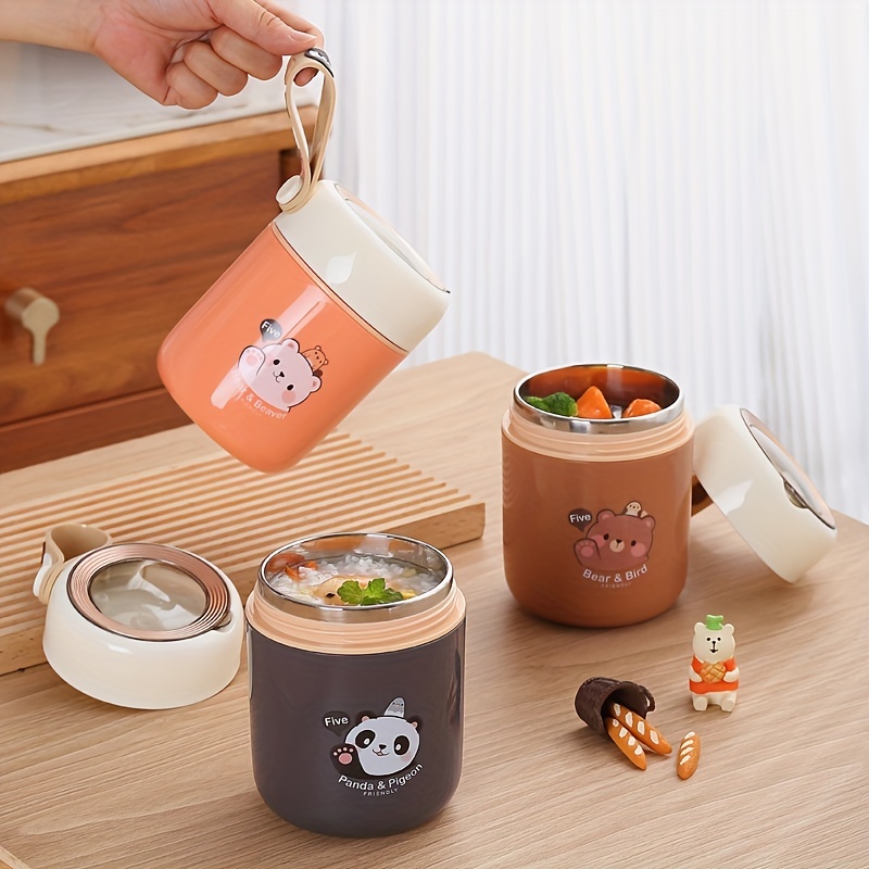 Soup Cup Bento Lunch Box For Adults/teens Thermal For Hot - Temu