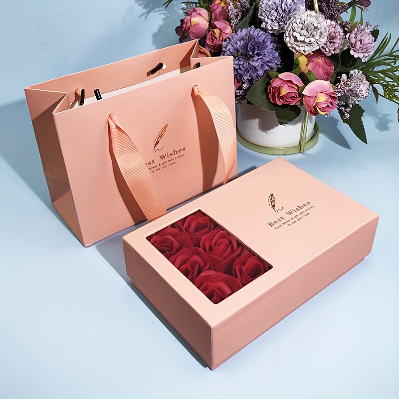 Gift box outlet for handbag