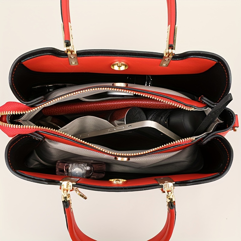 Fashion Top Handle Satchel, Elegant Crossbody Tote Bag, Women's Casual  Handbag, Shoulder Bag & Purse - Temu United Arab Emirates