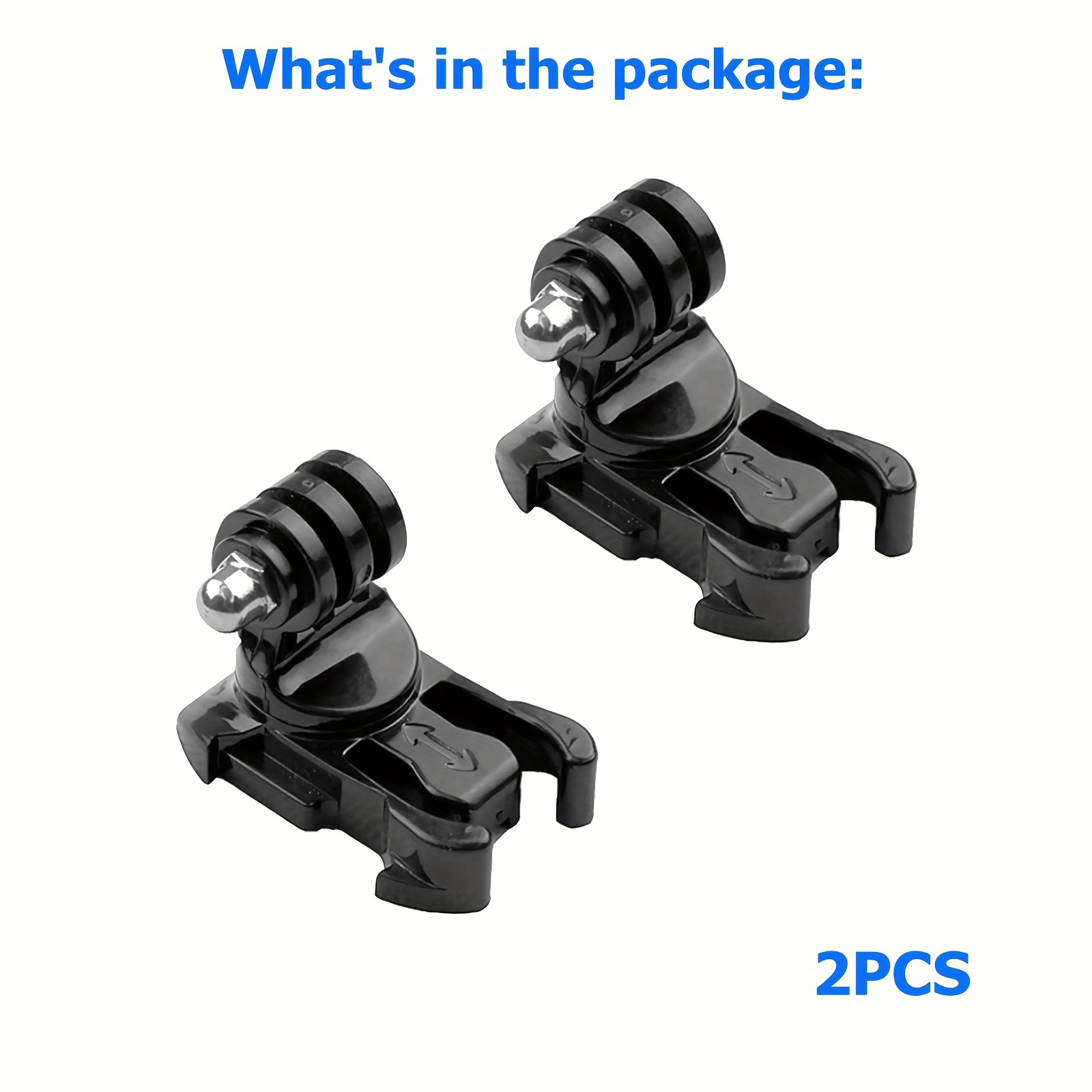 TEMU 2pcs 360° Rotatable Screw Adapter - Plastic, Adjustment For & Action Cameras
