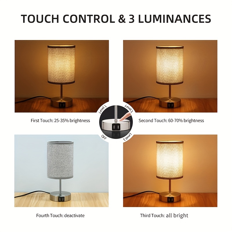 Bedside lamp touch on hot sale off