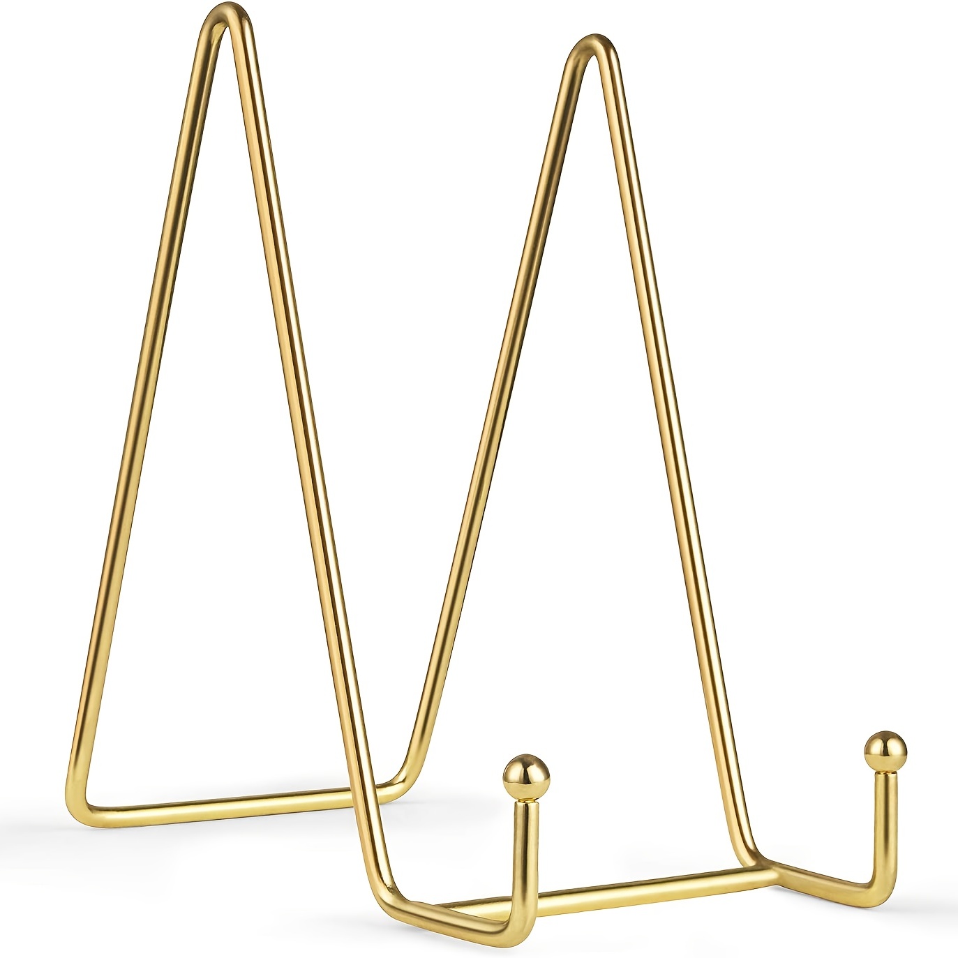Plate Stands for Display - 3 inch Metal Square Wire Plate Holder Display  Stand 
