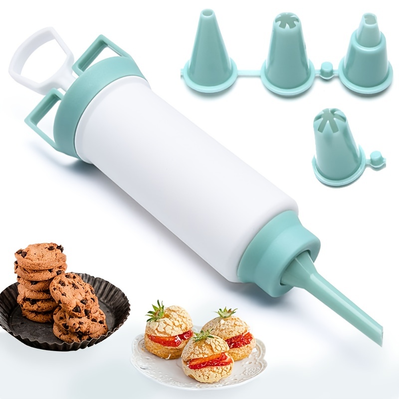 Gadgets de cuisine Pistolet à crème Accessoires de cuisson DIY Pâtisserie  Seringue Extrudeuse Buses de pâtisserie en plastique