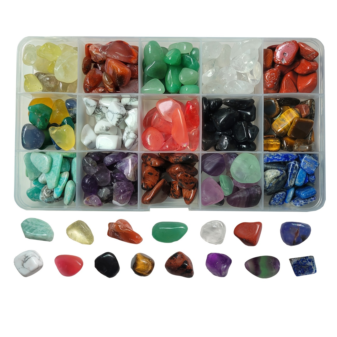 12bags Mini Crystal Stones Tumble Chip Stones Crush Stones - Temu