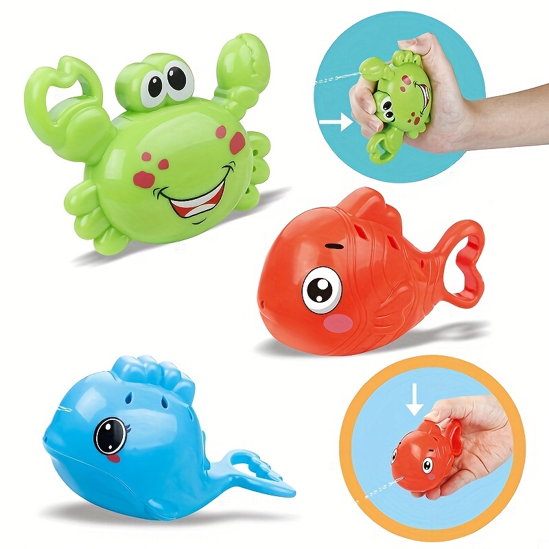 Children's Bath Toys Bath Pool Fishing Game Toys Fish Net - Temu