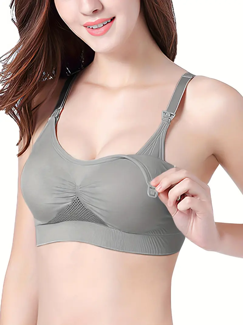 Pumping Bra Hands Free Maternity Bra For Breastfeeding Pump And Nursing Bra  For Comfort Smooth, Great Support
