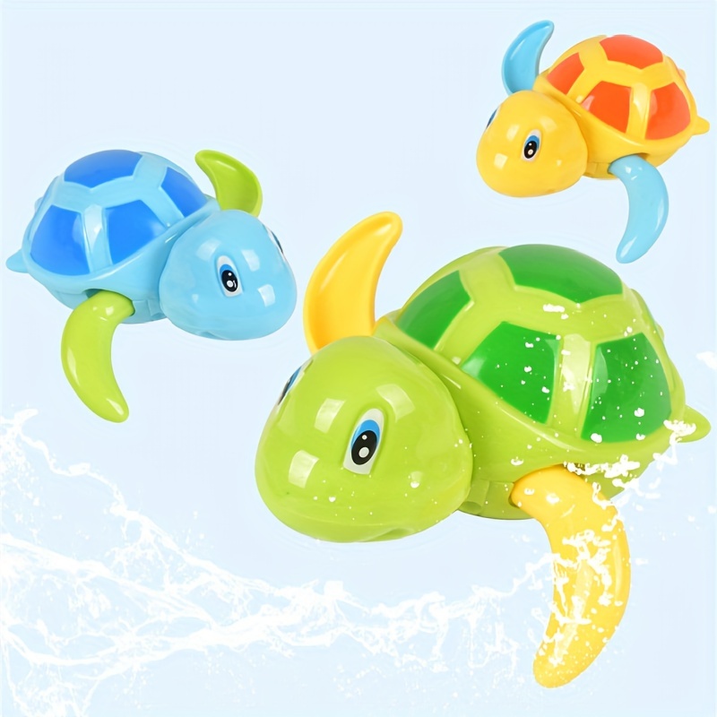 Cute Swimming Turtle Bath Toy For Kids Baby Bath Toys Baby - Temu