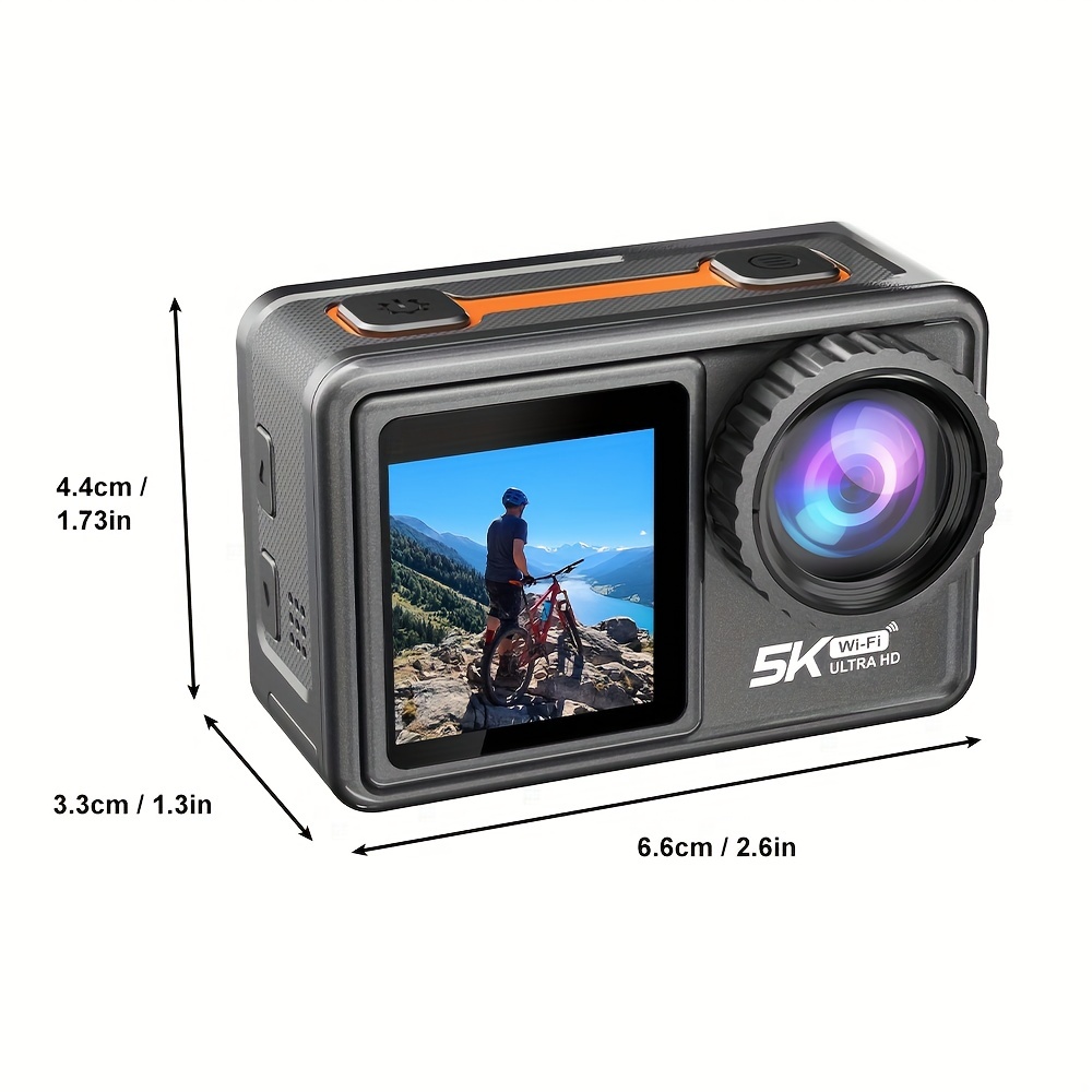 Action Camera Hd Impermeable 30m Cámara Deportiva Deportes - Temu Chile