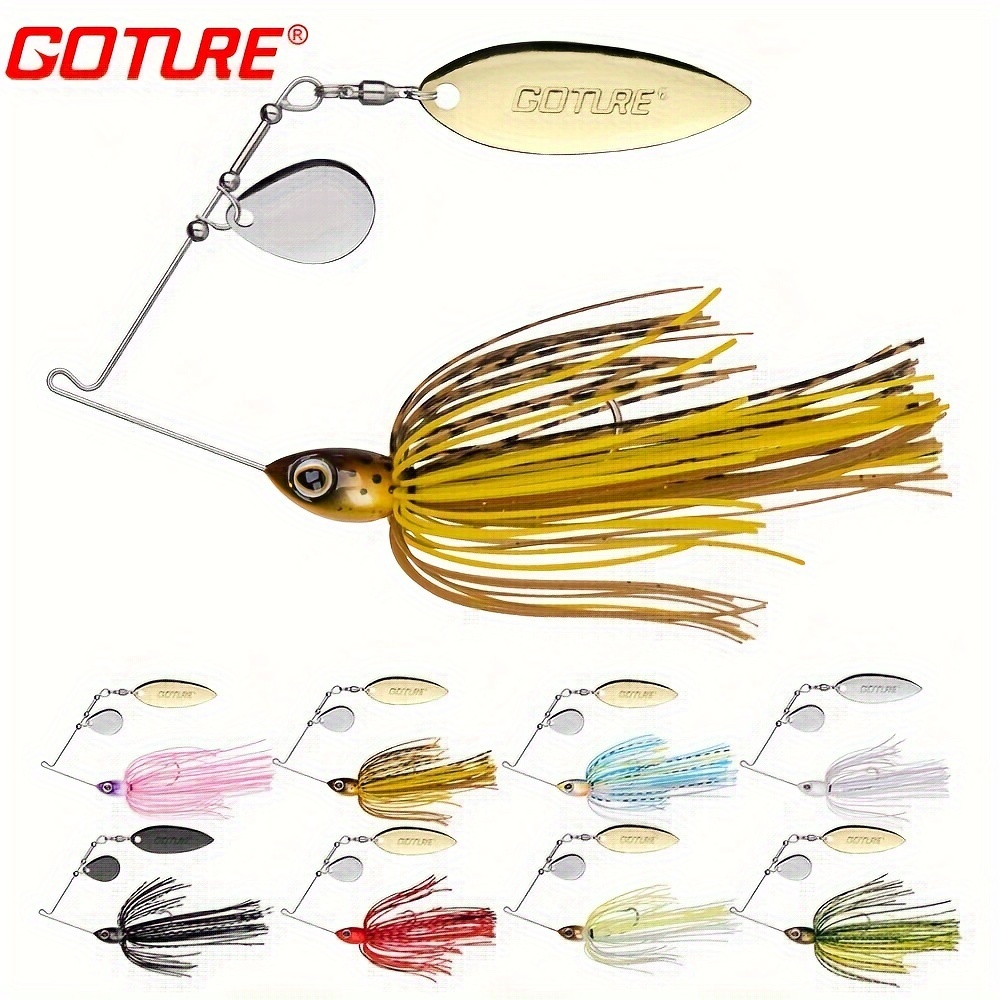 Cheap Spinner Lures 6cm Metal Sequins Spinner With Tackle Storage Bag For  Trout Bass Salmon Pike Walleye Fishing 16PCS
