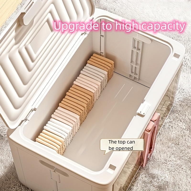 Clothes Storage Box, Modern Pp Storage Containers For Organizing