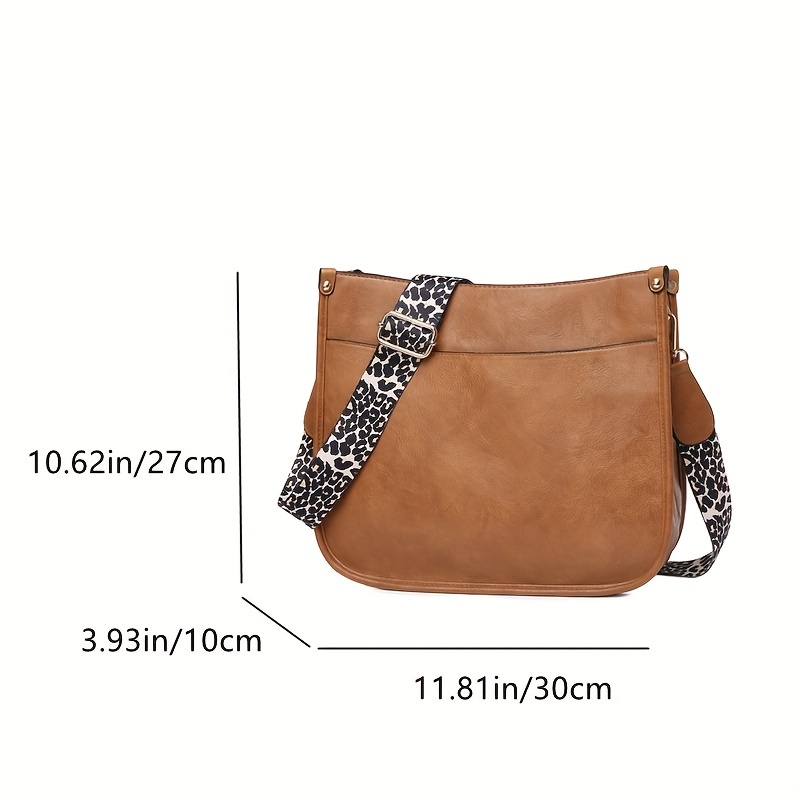 Leopard Print PU Leather Sling Bag – Blue Hawthorn Boutique