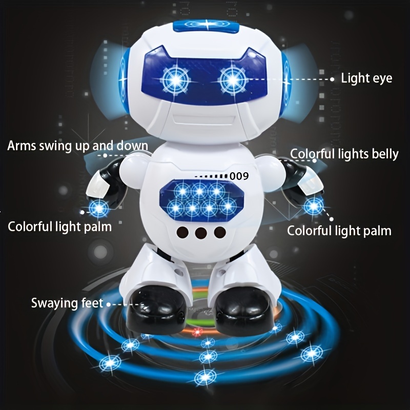 Robot Toy, Jouet robot télécommandé pour enfants, Robot Rc de programmation  intelligente, Convient aux enfants âgés de 8 ans et plus pour chanter,  danser, parler, (blanc)
