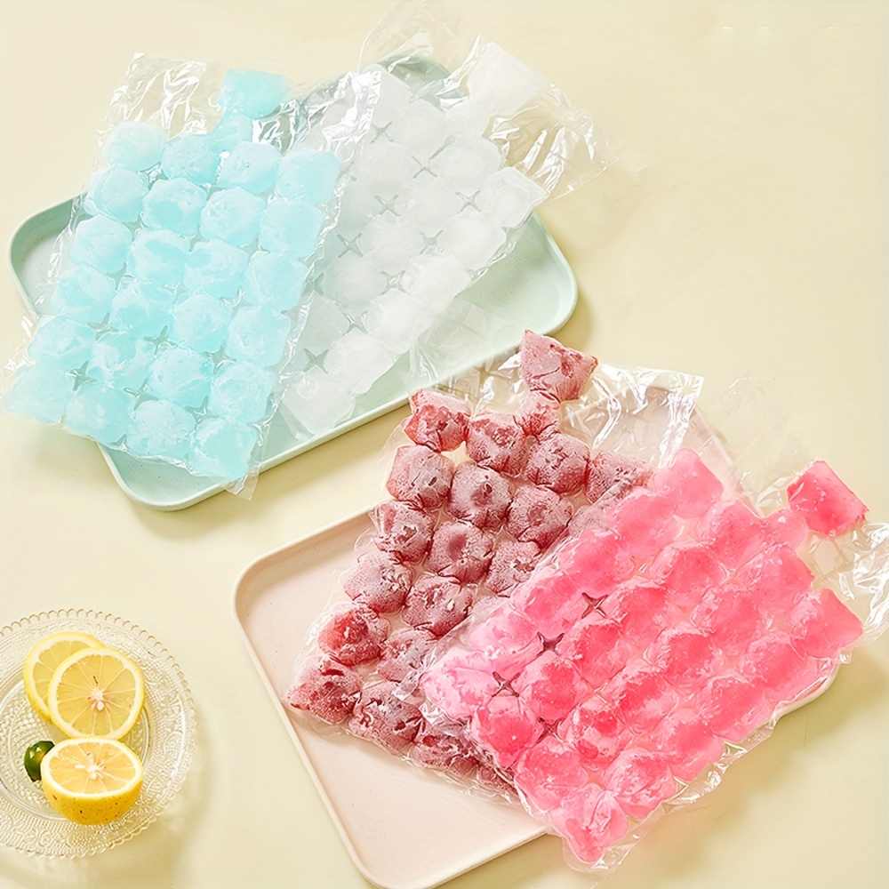 Reusable Ice Cube Bags 24 Compartments Self sealing Freezer - Temu