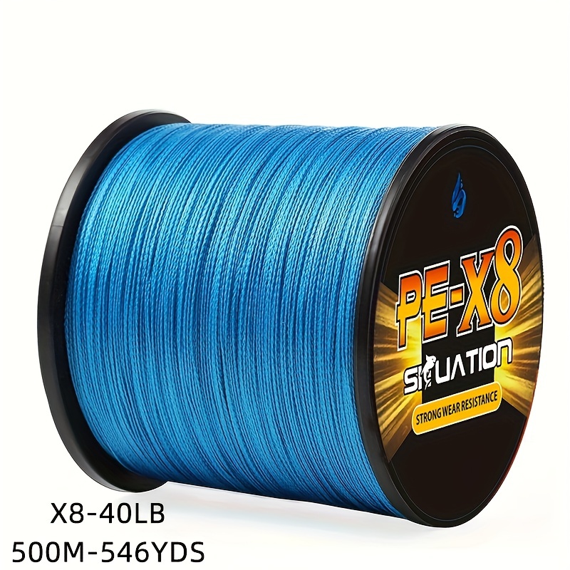546yds Red Fishing Line Nylon Super Strong Wear resistant - Temu