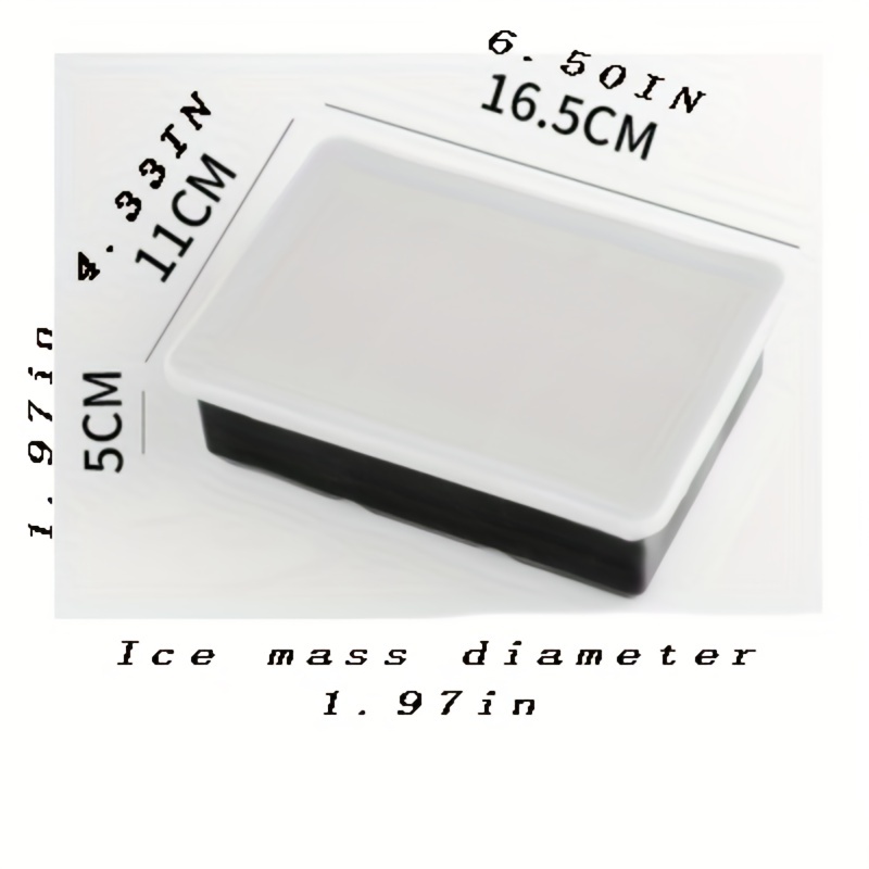 Industrial ice cube tray with lid