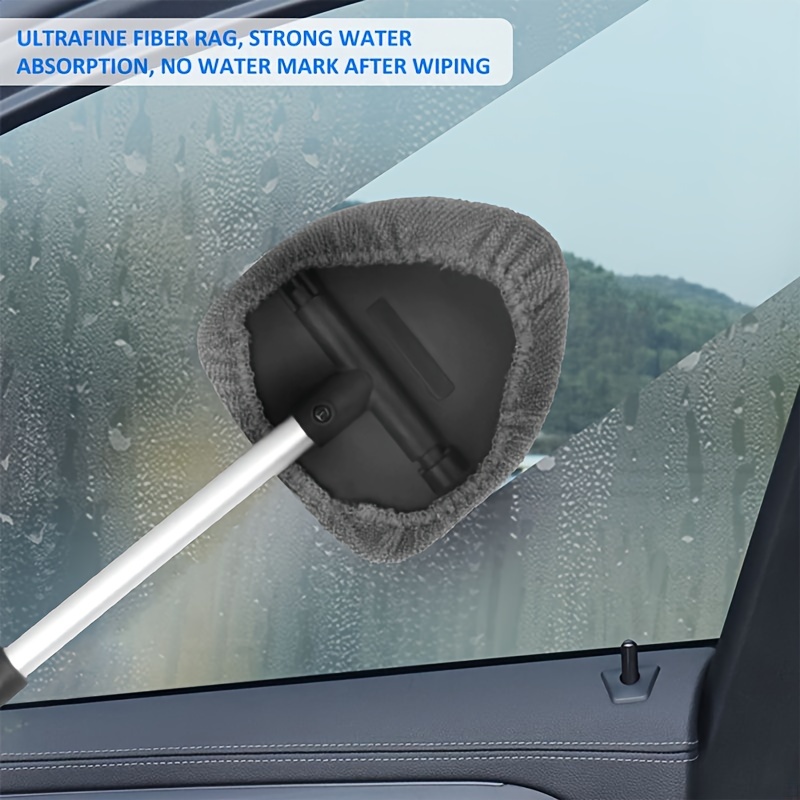 Handy Auto Window Cleaner Microfiber Car Window Dust Fog Moisture Cleaner  Wash Brush Windshield Towel Washable