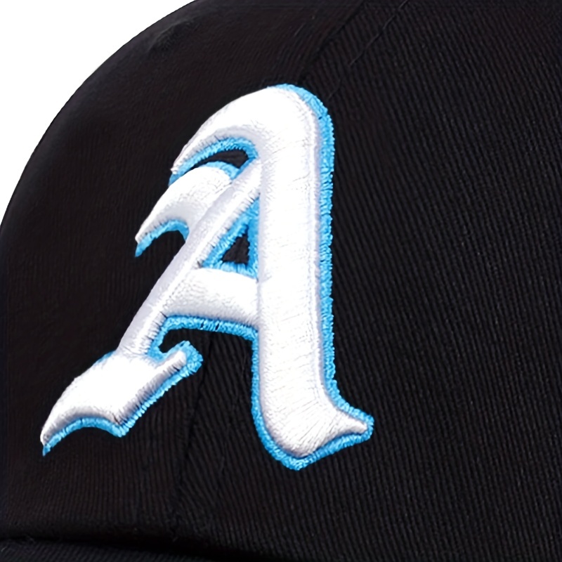 Gothic A Embroidery Baseball Cap Cartoon Dolphin Casual Sports Hat