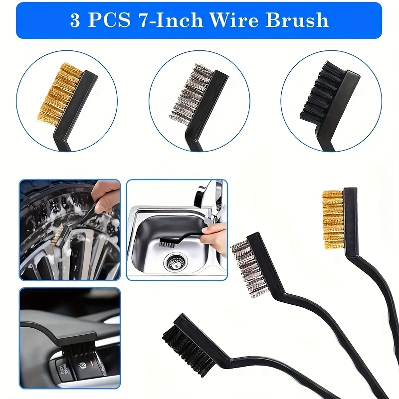 26pcs power scrubber brush set with drill attachment   multi surface cleaning kit for bathroom kitchen car more no electricity needed cleaning brush details 4