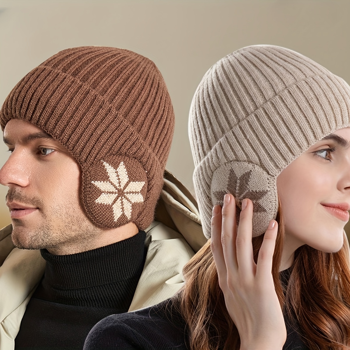 1pc Cappello Invernale Spesso, Maglia Uomo Paraorecchie Mantenere Calore, Cappello  Sci - Gioielli E Accessori - Temu Italy