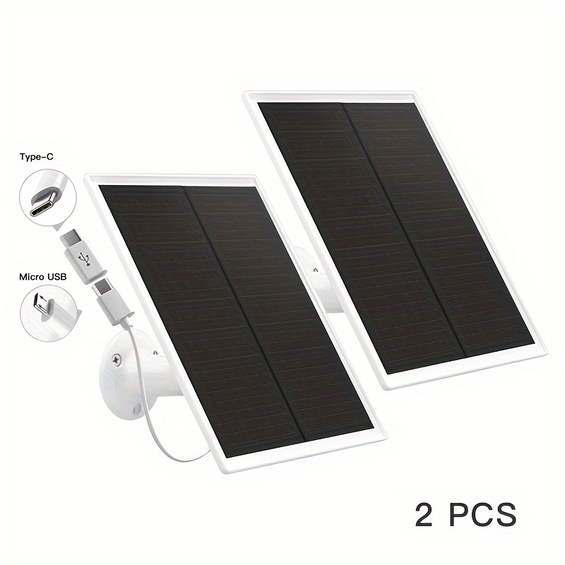 2 paneles solares de 6 W con conexión USB, cargador solar de 5 V, cargador  solar USB impermeable IP67 para bricolaje, teléfonos inteligentes, Pow