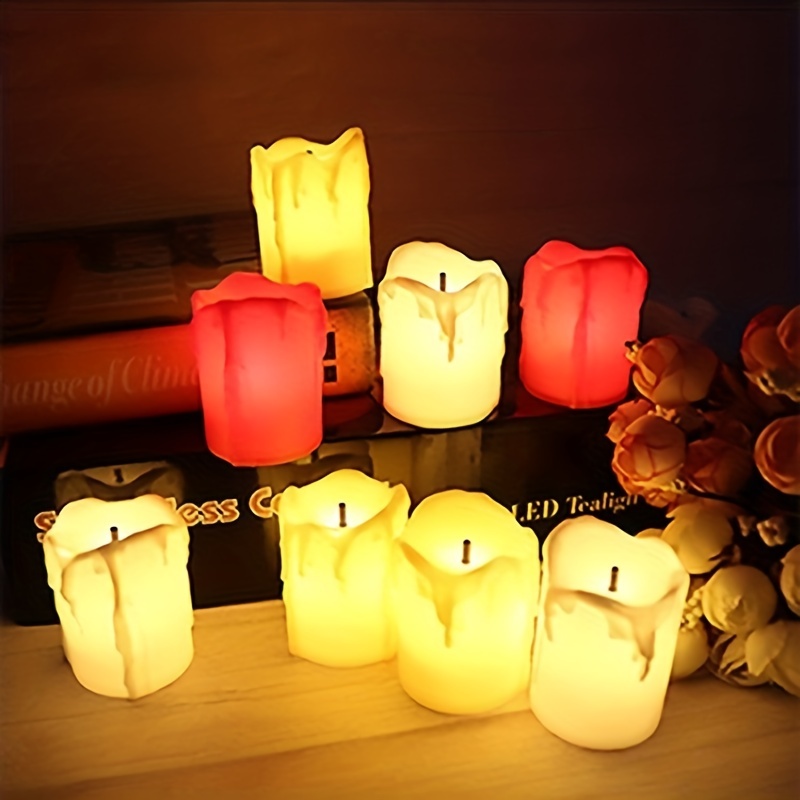 Bougies LED Sans Flamme Conique 6511 À Piles Faux Chandeliers Vacillants  Électriques Longs Pour La Décoration De Mariage 230919 Du 18,55 €