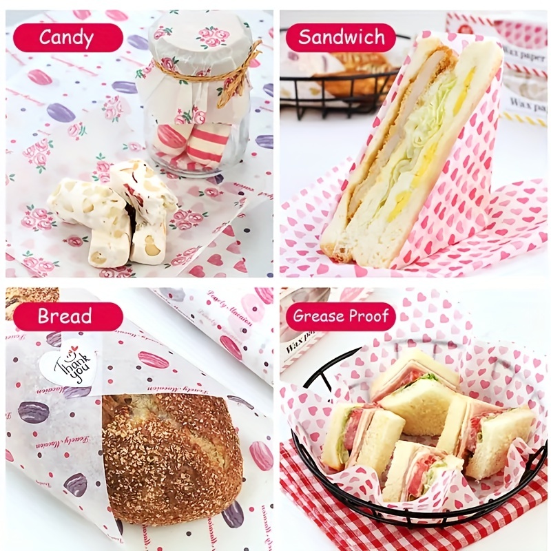 Wax Papers Food Wrapping Paper Confectionery Mat Paper - Temu