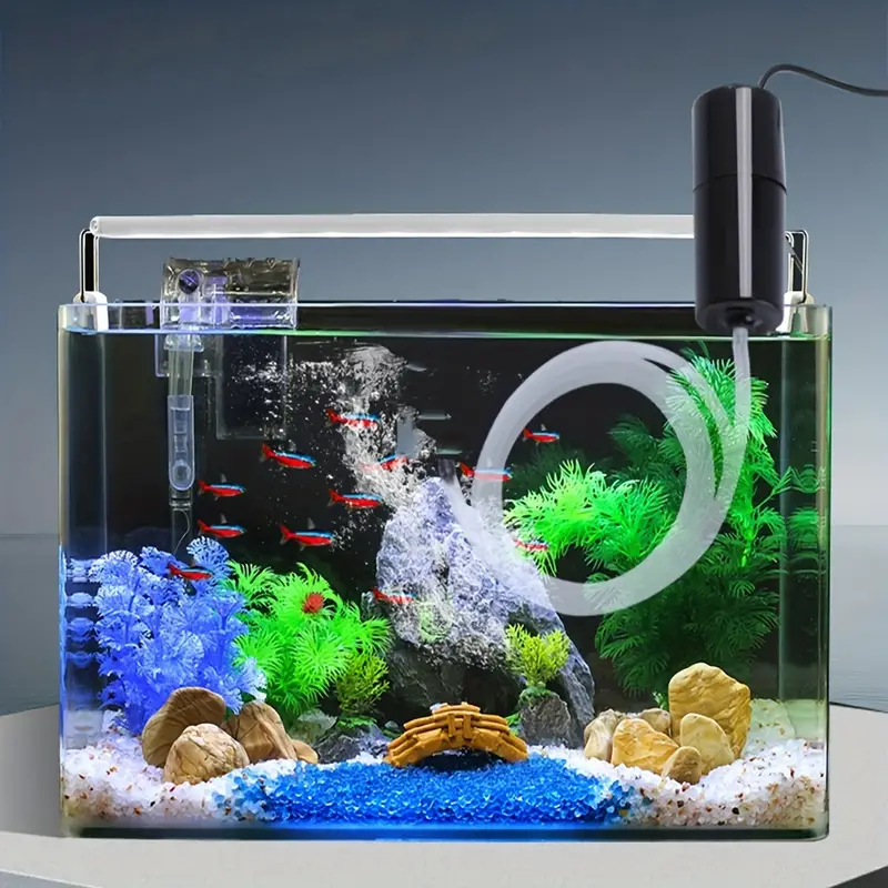 Haustierbedarf, Aquarium Sauerstoff-Booster-Pumpe USB Leise  Sauerstoff-Füllpumpe Haushalt Aquarium Sauerstoffpumpe