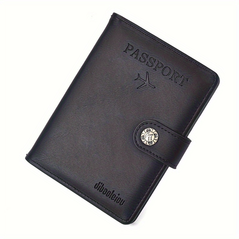 Porte-passeport, fentes pour carte de titulaire de passeport, couverture de  passeport mignonne pour femmes / hommes, portefeuille de voyage étanche  Rfid bloquant (denim Blue New)
