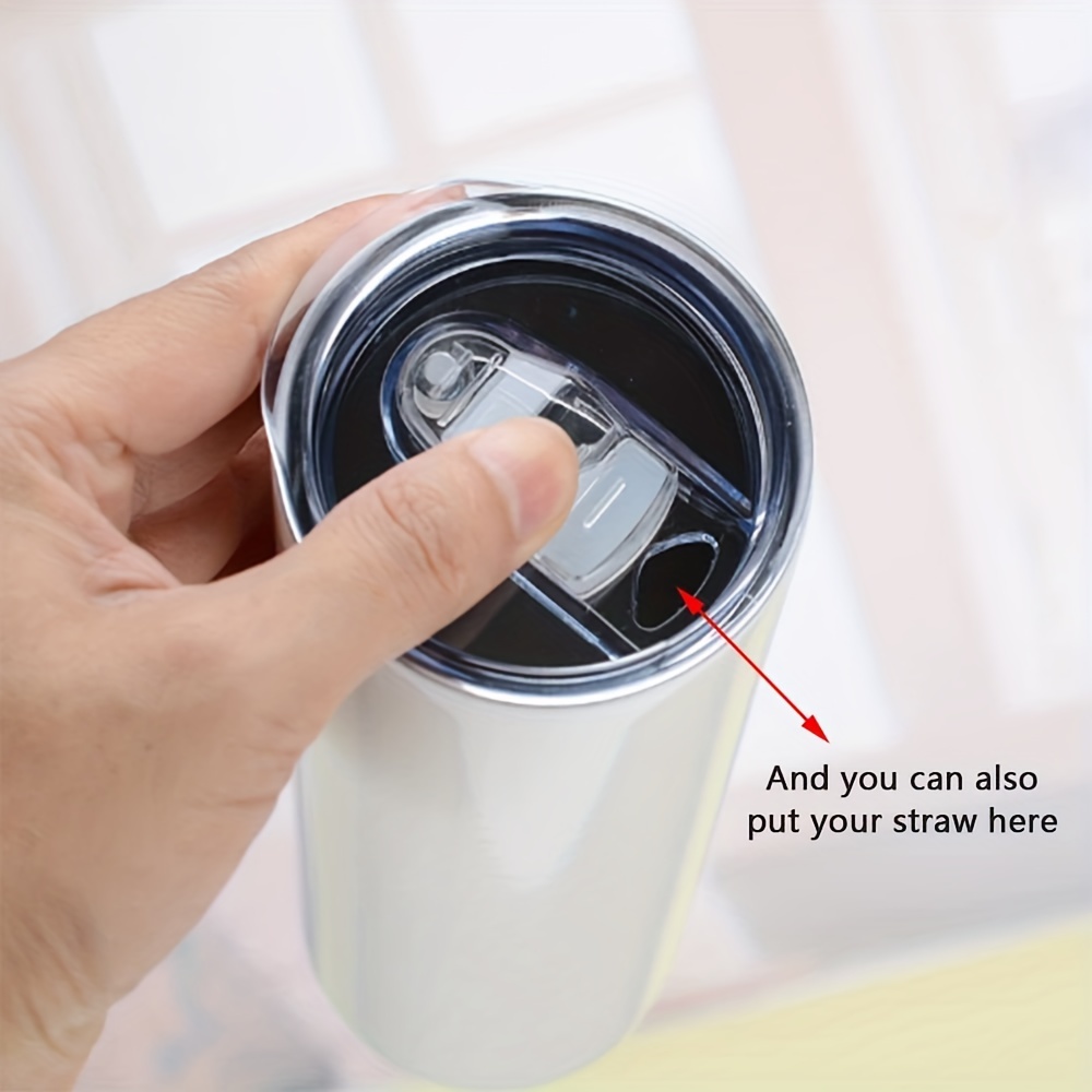 1pc, Magnetic Replacement Lid (3.1''x3.4''), Leak-Proof Water Cup Lid For  20oz Tumblers, Coffee Mug Lids, Car Tumbler Lids, For YETI Rambler, Old Styl